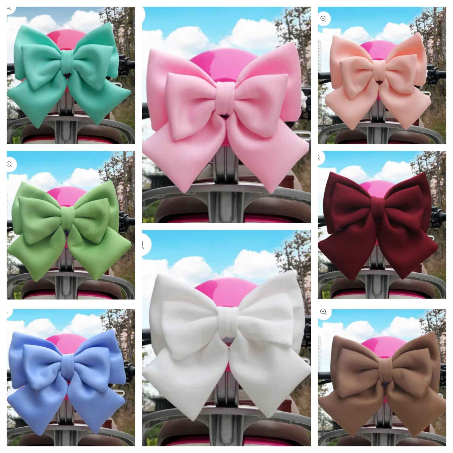 Biker Girl Bow (Pastels)