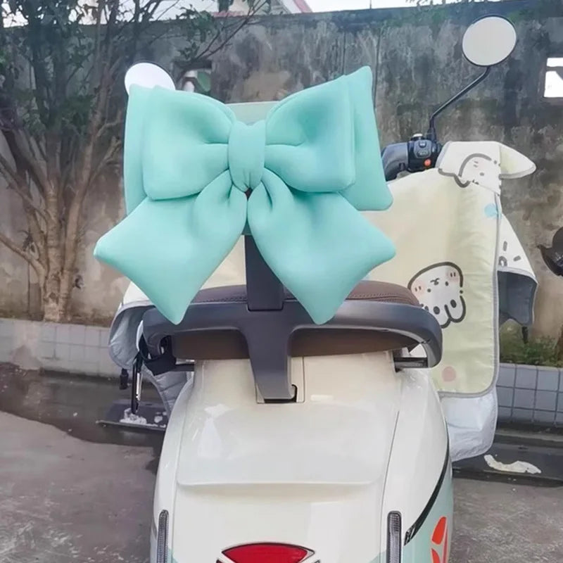 Universal Electric Vehicle Decoration Helmet Bow Polyester Satin Ribbon Bow Helmet Decoration Motorcycle Helmet Accessories