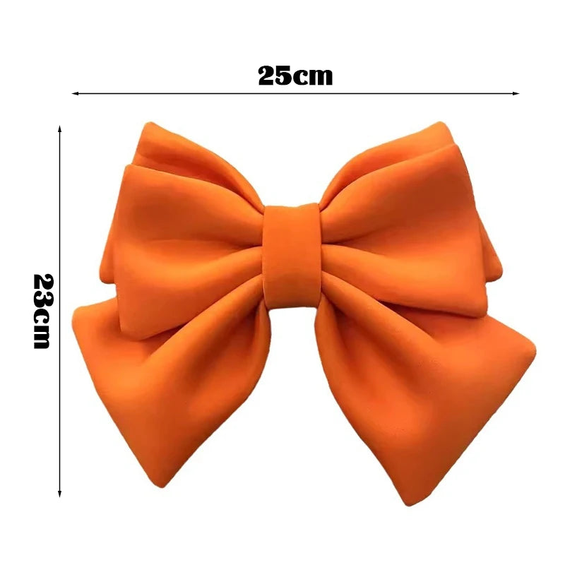 Universal Electric Vehicle Decoration Helmet Bow Polyester Satin Ribbon Bow Helmet Decoration Motorcycle Helmet Accessories