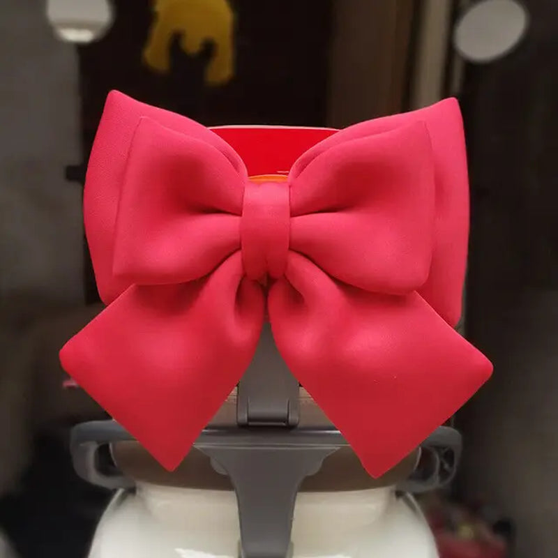 Universal Electric Vehicle Decoration Helmet Bow Polyester Satin Ribbon Bow Helmet Decoration Motorcycle Helmet Accessories